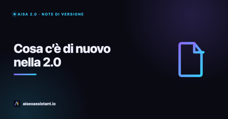 AISA 2.0: tutte le novità della versione