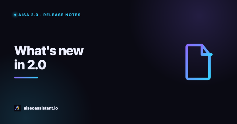 What's new in AISA 2.0: every change explained