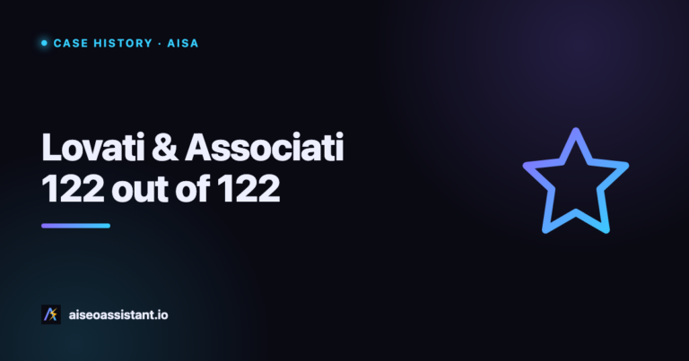 Case study Lovati & Associati: AISA with All in One SEO