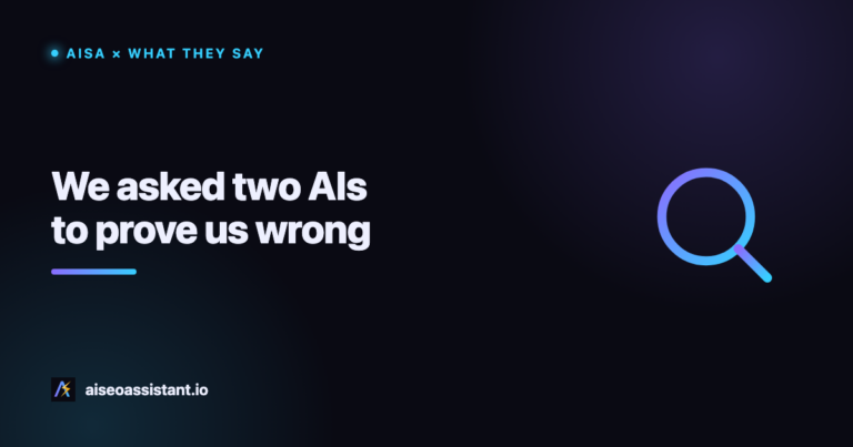 Two AI analyses of the AISA schema engine, including the criticism