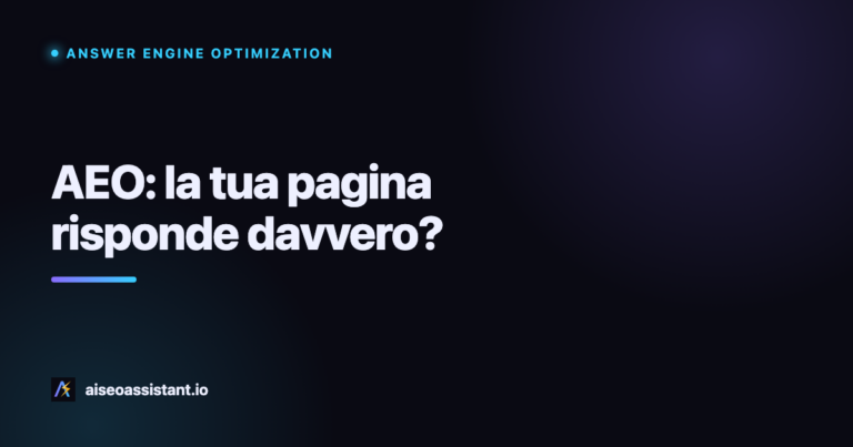AEO su WordPress: cos’è e come farla con AISA